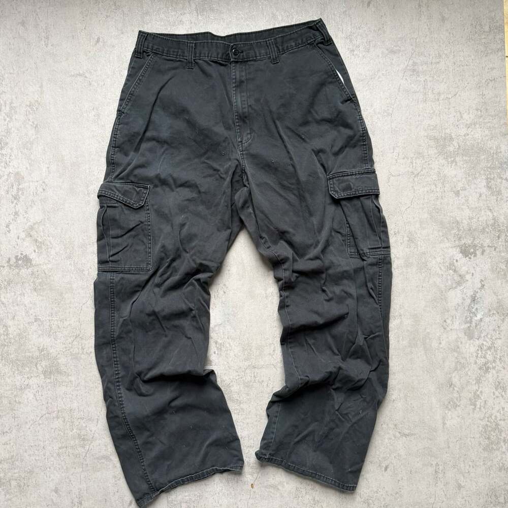 Vintage Dickies Cargo Pants Black Distressed